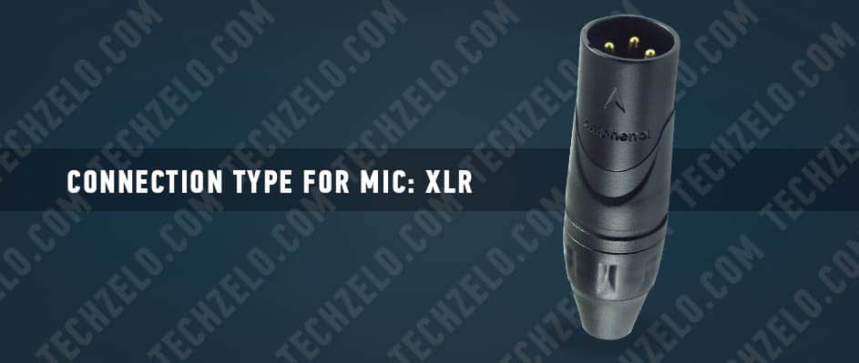 Connection type for mics XLR