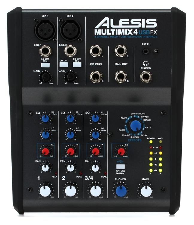 turn off monitor alesis multimix 4 usb