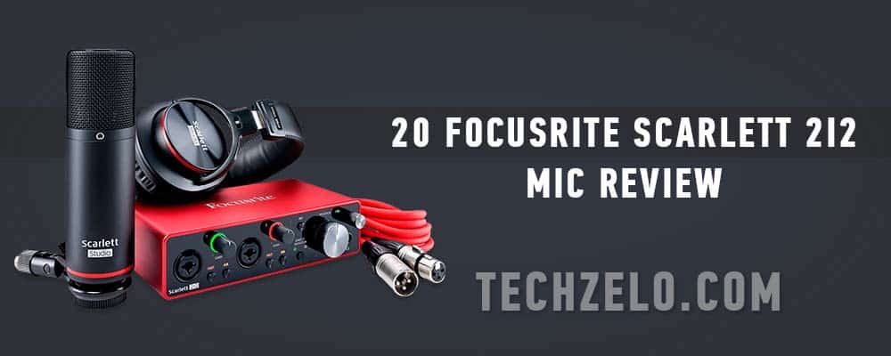 20 Focusrite Scarlett 2i2 Studio mixer review