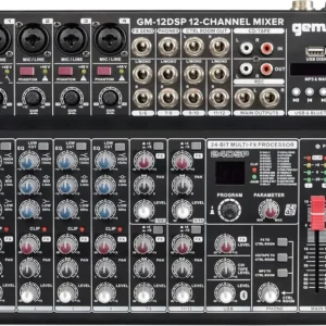 Gemini GM-12DSP 12-Channel Mixer