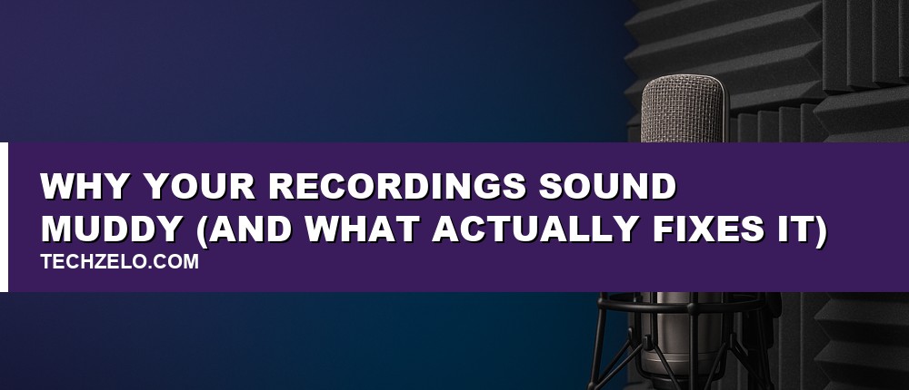 Why Your Recordings Sound Muddy (And What Actually Fixes It)